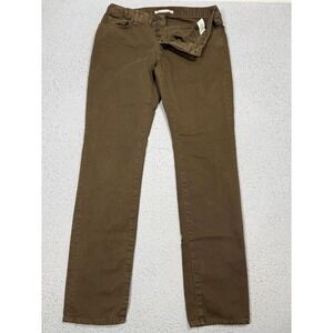 Vince‎ Jeans Mens 34x33 Brown Classic Slim Straight Leg Button Fly USA Denim